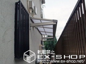 のバルコニー・ベランダ屋根 ライザーテラスII F型 単体 ルーフタイプ 積雪〜20cm対応 施工例