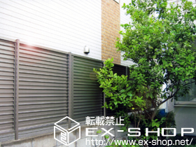 のフェンス・柵 プリレオR9型フェンス　フリーポールタイプ 施工例