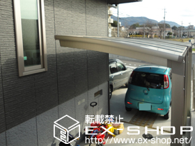 のサイクルポート・駐輪場 カーブポートシグマIII ミニ　積雪〜20cm対応 施工例