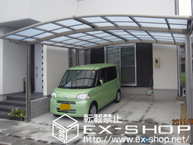 のカーポート カーブポートシグマIII ワイド 積雪〜20cm対応 施工例