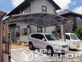 のカーポート プレシオスポート ワイド 積雪〜20cm対応 施工例