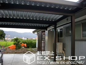 のカーポート ジーポートneo Bタイプ 2台用 積雪〜100cm対応 施工例