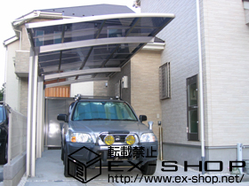のカーポート カーブポートシグマIII 延長 積雪〜20cm対応 施工例