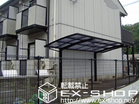 のサイクルポート・駐輪場 カーブポートシグマIII ミニ 積雪〜20cm対応 施工例