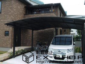 のカーポート カーブポートシグマIII ワイドタイプ 積雪〜20cm対応 施工例