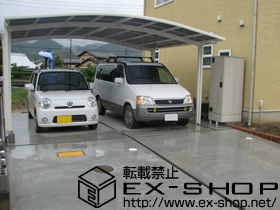 のカーポート カーブポートシグマIII ワイドタイプ 積雪〜20cm対応 施工例