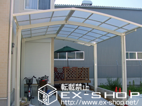 のカーポート カーブポートシグマIII M合掌　積雪〜20cm対応 施工例