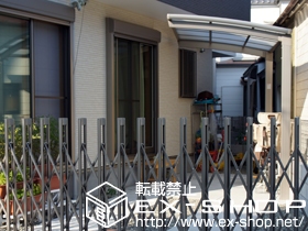 のサイクルポート・駐輪場 カーブポートシグマIII ミニ 積雪〜20cm対応 施工例