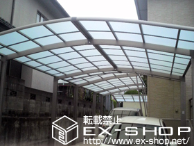 のカーポート カーブポートシグマIII M合掌 積雪〜20cm対応 施工例