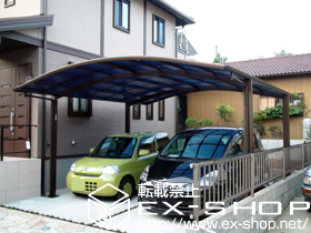 のカーポート プレシオスポート ワイド 積雪〜20cm対応 施工例