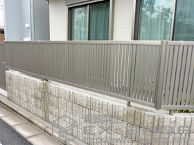 のフェンス・柵 シャレオR4型 フリーポールタイプ 施工例