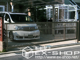 のカーゲート ワイドオーバードアS2型　手動式 施工例