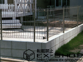 のフェンス・柵 ハイグリッドフェンスUF8型 施工例