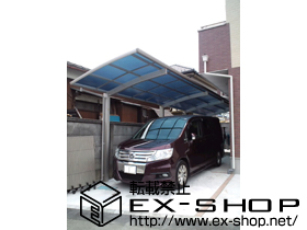 のカーポート プレシオスポート 縦連棟 積雪〜20cm対応 施工例