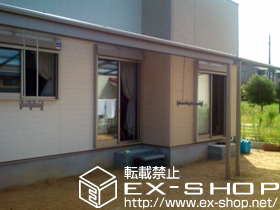 のテラス屋根 ライザーテラスII F型 単体 テラスタイプ 施工例