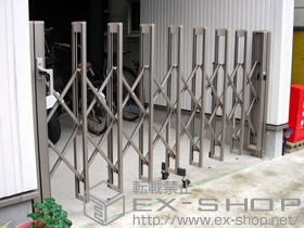 のカーゲート アルシャインII L型Aタイプ 片開き ノンレール 施工例