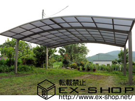 のカーポート カーブポートシグマIII ワイド 積雪〜20cm対応 施工例