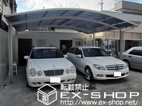 のカーポート プレシオスポート ワイド 積雪〜20ｃｍ対応 施工例