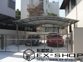 のカーポート カムフィNex Rワイド 積雪〜20cm対応 施工例