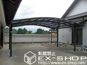 のカーポート カーブポートシグマIII ワイド　積雪〜20cm対応 施工例