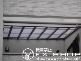 のバルコニー・ベランダ屋根 パワーアルファ F型 屋根タイプ 単体　積雪〜30cm対応 施工例