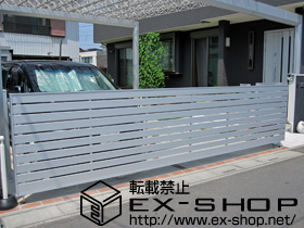 のカーゲート ワイドオーバードアS5型 電動式+ワイドオーバードアS5型 電動式用オプション 施工例