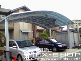 のカーポート リベルポートシグマIII 3台用 積雪〜20cm対応 施工例