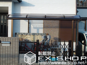 のテラス屋根 ヴェクターテラス R型 テラスタイプ　積雪〜20cm 施工例