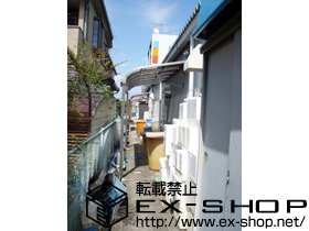 のテラス屋根 ライザーテラスII R型 テラスタイプ 単体 積雪〜20cm対応 施工例