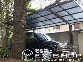 のカーポート カーブポートシグマIII 積雪〜20cm対応 施工例