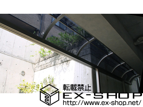 のテラス屋根 ライザーテラスII R型 テラスタイプ 連棟 積雪〜20cm対応 施工例