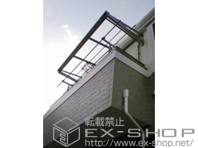のバルコニー・ベランダ屋根 ライザーテラスII   F型 ルーフタイプ 単体　積雪〜20cm対応 施工例