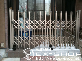 のカーゲート トリップゲート ペットガード型 ノンレール 片開き 施工例