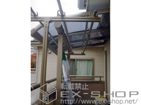 のバルコニー・ベランダ屋根 プレシオステラス R型 屋根タイプ 単体 積雪〜20cm対応 施工例