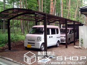 のカーポート レイナワンポート 縦連棟 積雪〜20cm対応 施工例