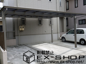 のカーポート アーキデュオ ワイド 積雪〜20cm対応 施工例