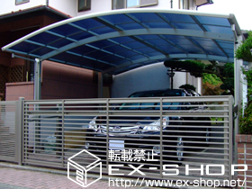 のカーポート プレシオスポート ワイド 積雪〜20cm対応 施工例