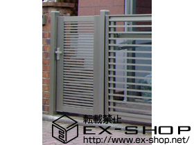 の門扉 シャレオR1型 片開き 施工例