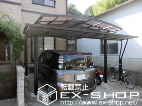 のカーポート カーブポートシグマＩＩＩ ワイド 積雪〜20cm対応 施工例