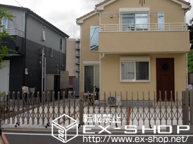 のカーゲート アルシャインII M型 Aタイプ センターレール 両開き 施工例