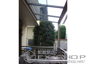 のテラス囲い・サンルーム ほせるんですII F型 ハーフ囲いタイプ（オープン）  積雪〜20cm対応 施工例