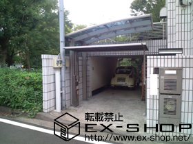 のカーポート プレシオスポート 積雪〜20cm対応＋サイドパネル1段 施工例