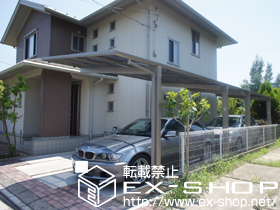 のカーポート レークポートシグマIII 縦連棟 積雪〜20cm対応 施工例