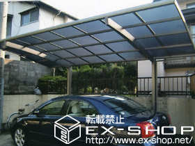 のカーポート カーブポートシグマ? レギュラータイプ 積雪〜20cm対応 施工例