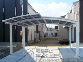 のカーポート レイナポート M合掌 積雪〜20?対応 施工例