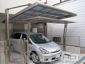 のカーポート 4Ｇワイド 施工例