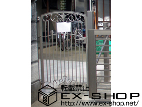 の門扉 フェスタA型門扉 片開き 柱使用 施工例