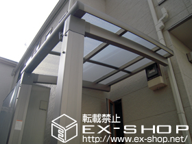 のサイクルポート・駐輪場 カーブポートシグマIII ミニ 積雪〜30cm対応 施工例