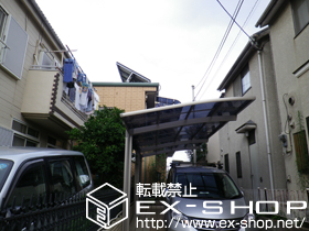 のカーポート カーブポートシグマIII 延長　積雪〜20cm対応 施工例