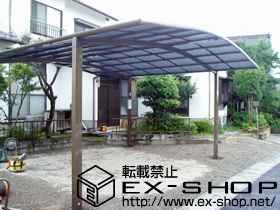 のカーポート カーブポートシグマIII ワイド 積雪〜20cm対応 施工例